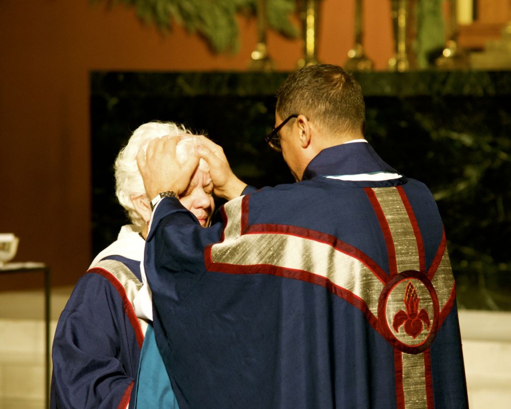 Laying on of hands