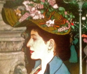 Detail from Louis Anquetin painting