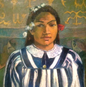 Detail from Paul Gaugin painting